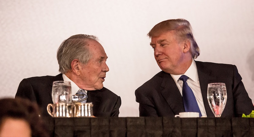 Pat Robertson and Donald Trump